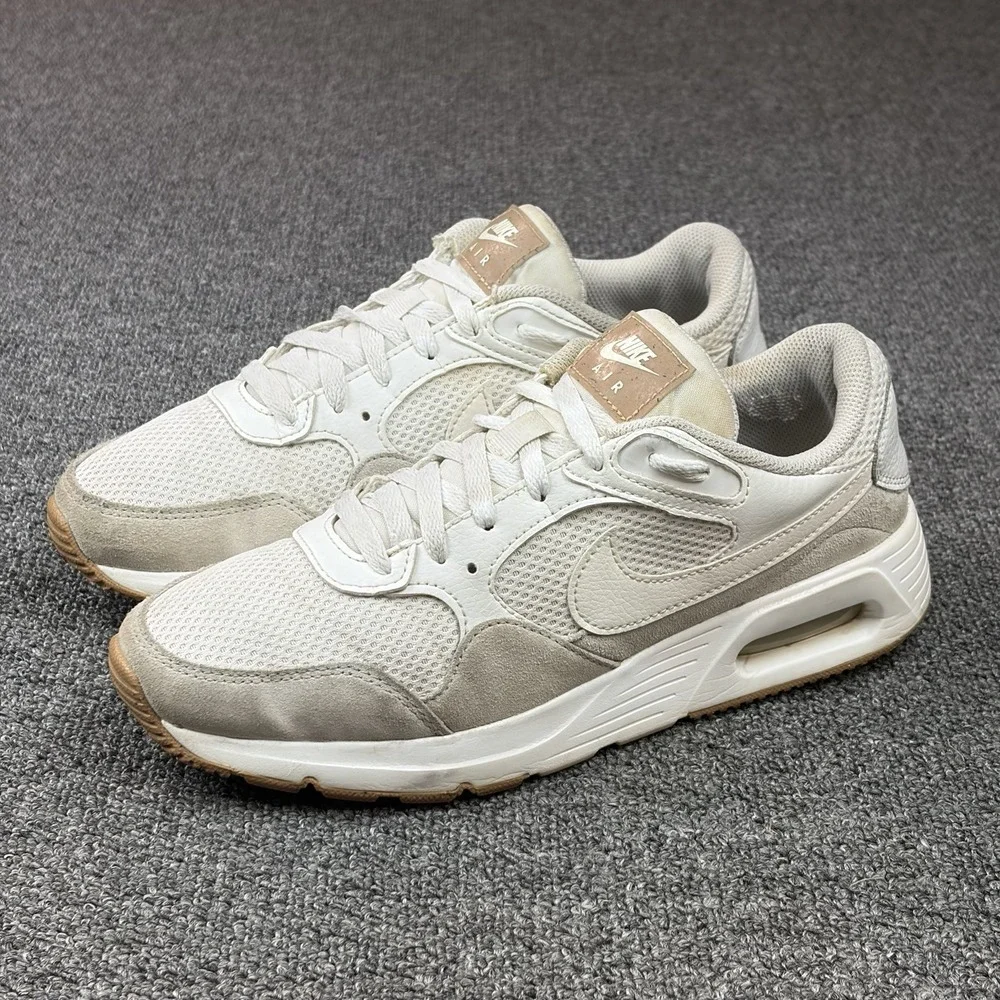Nike Air Max SC Running Womens Size 9 White Platinum Tint Gum Brown CW4554-108